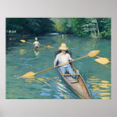 Skiffs - Gustave Caillebotte Fine Art Poster (Voorkant)