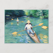 Skiffs, kunstwerk van Gustave Caillebotte Briefkaart (Voorkant)
