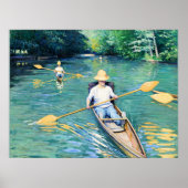 Skiffs, kunstwerk van Gustave Caillebotte Poster (Voorkant)