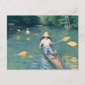 Skiffs van Gustave Caillebotte Briefkaart (Voorkant)
