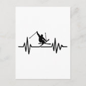 Skifrequentie Briefkaart (Voorkant)