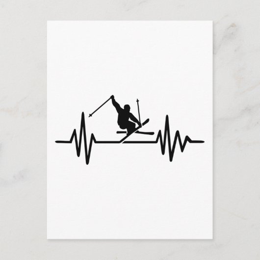 Skifrequentie Briefkaart (Voorkant)