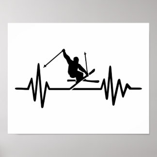 Skifrequentie Poster