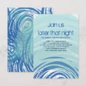 SKIG Bar Bat Mitzvah Party Card Kaart (Voorkant / Achterkant)