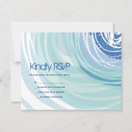 SKIG Bar Bat Mitzvah RSVP-kaart RSVP Kaartje (Voorkant)