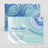 SKIG Bar Bat Mitzvah RSVP-kaart RSVP Kaartje (Voorkant / Achterkant)