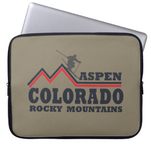 Skigebied Aspen Colorado Laptop Sleeve