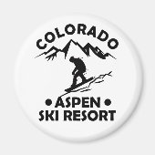Skigebied Aspen Colorado Magneet (Voorkant)