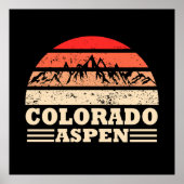 skigebied Aspen Colorado Poster (Voorkant)