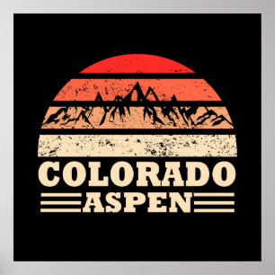  skigebied Aspen Colorado Poster