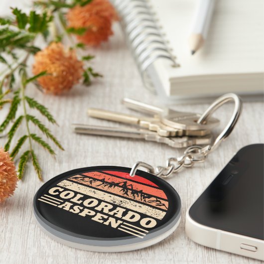 skigebied Aspen Colorado Sleutelhanger (Voorkant Rechts)