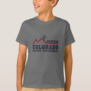 Skigebied Aspen Colorado T-shirt