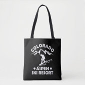 Skigebied Aspen Colorado Tote Bag (Voorkant)