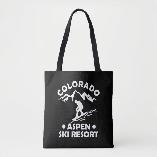 Skigebied Aspen Colorado Tote Bag (Voorkant)