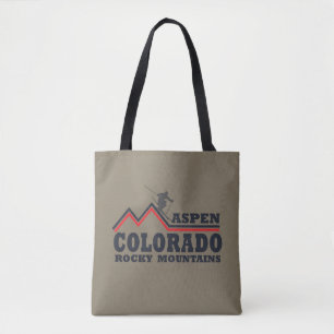 Skigebied Aspen Colorado Tote Bag