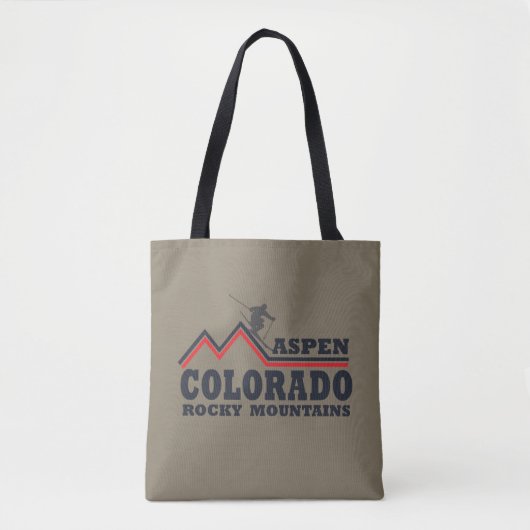 Skigebied Aspen Colorado Tote Bag (Voorkant)