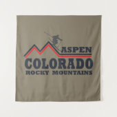 Skigebied Aspen Colorado Wandkleed (Voorkant)