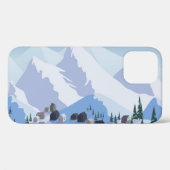 Skigebied:  berglandschap Case-Mate iPhone case (Achterkant (horizontaal))