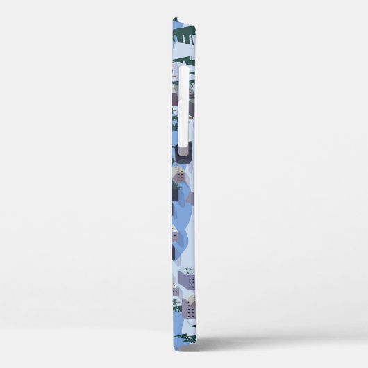 Skigebied:  berglandschap Case-Mate iPhone case (Achterkant / Links)