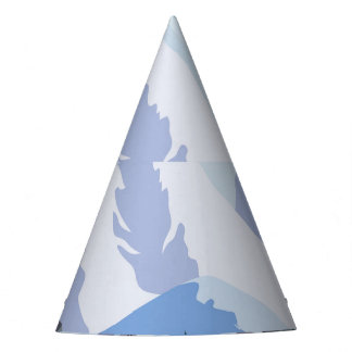 Skigebied: berglandschap feesthoedjes
