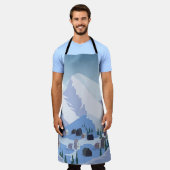 Skigebied:  berglandschap schort (Gedragen)