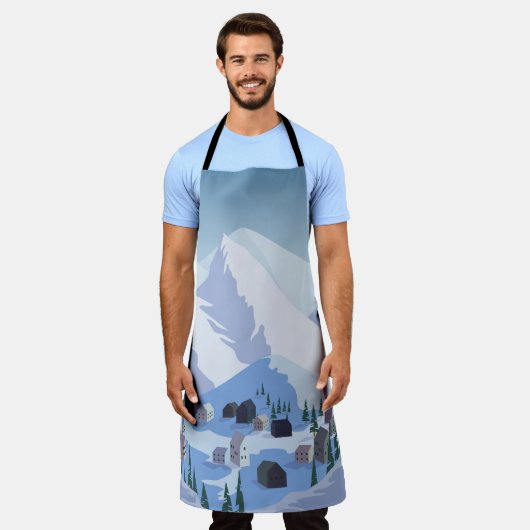 Skigebied: berglandschap schort (Gedragen)