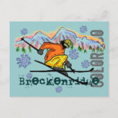 Skigebied Breckenridge Colorado briefkaart (Voorkant)