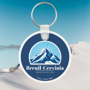Skigebied Breuil-Cervinia Italië Sleutelhanger
