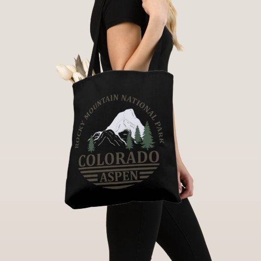 Skigebied Colorado Aspen Tote Bag (Dichtbij)