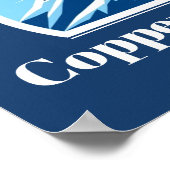 Skigebied Copper Mountain Colorado Poster (Hoek)