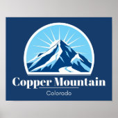 Skigebied Copper Mountain Colorado Poster (Voorkant)