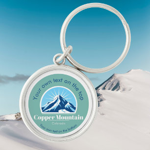 Skigebied Copper Mountain Colorado souvenir Sleutelhanger