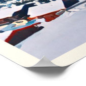 Skigebied Megève Poster (Hoek)