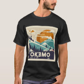 Skigebied Okemo T-shirt (Voorkant)