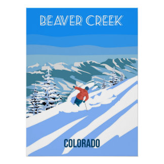 Skigebied poster Beaver Creek