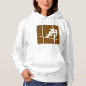 Skigebied Recreatief Teken Hoodie (Voorkant)