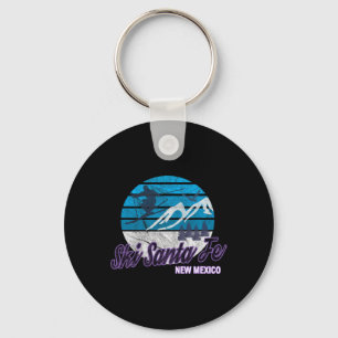 Skigebied Santa Fe New Mexico Verenigde Staten Ski Sleutelhanger