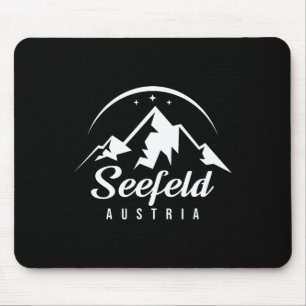 Skigebied Seefeld Oostenrijk Skiën Snowboarden Sou Muismat