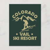 Skigebied Vail Colorado Briefkaart (Voorkant)