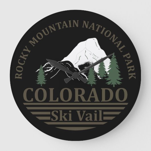 Skigebied Vail Colorado Grote Klok (Voorkant)