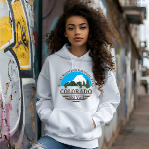 Skigebied Vail Colorado Hoodie