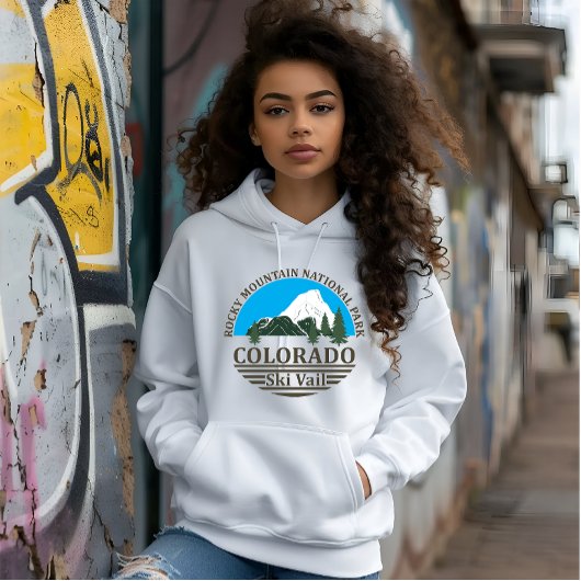Skigebied Vail Colorado Hoodie