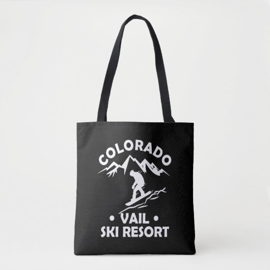 Skigebied Vail Colorado Tote Bag (Voorkant)
