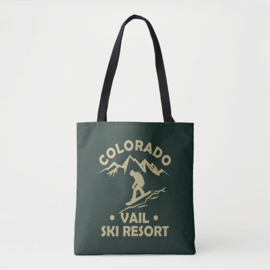 Skigebied Vail Colorado Tote Bag (Voorkant)