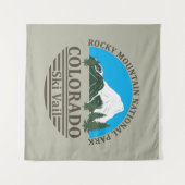 Skigebied Vail Colorado Wandkleed (Voorkant (horizontaal))