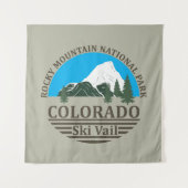 Skigebied Vail Colorado Wandkleed (Voorkant)