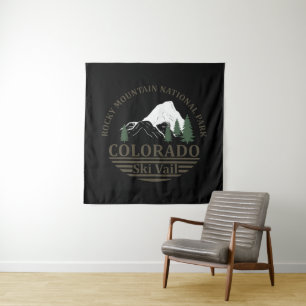 Skigebied Vail Colorado Wandkleed