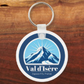 skigebied Val d'Isère France Sleutelhanger (Voorkant)