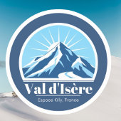 skigebied Val d'Isère France Sticker