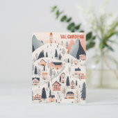 skigebied Val Gardena Briefkaart (Staand voorkant)